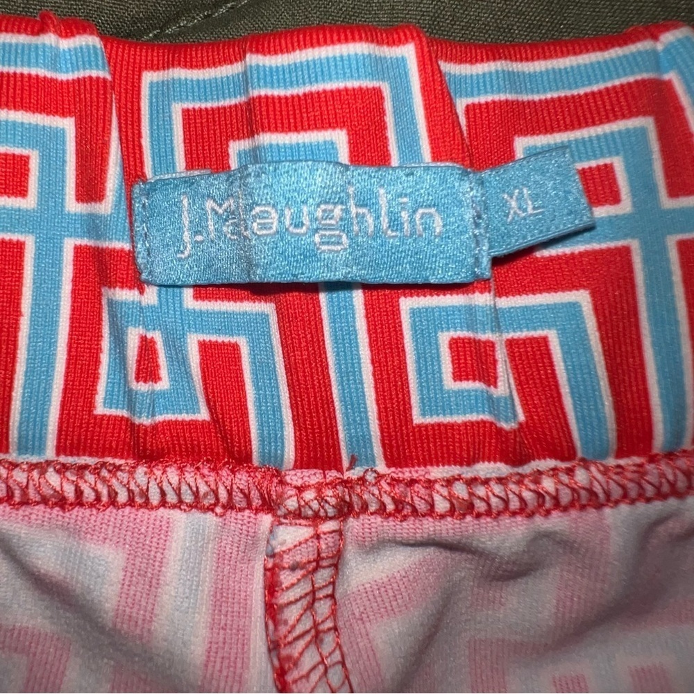 J. McLaughlin Women’s Red Aztec Golf Skort Size XL - Picture 5 of 6